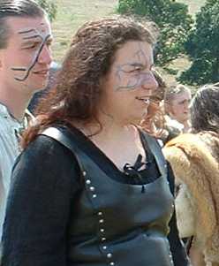 Iconograph of Jadzia Morghun, bearing the scars of her possession in Kappa Forest